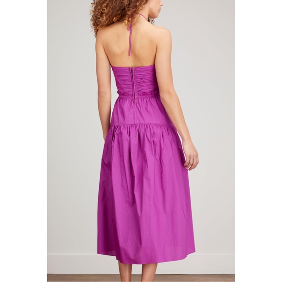 Ulla Johnson Purple Ella Dress In Orchid - Picture 3 of 10